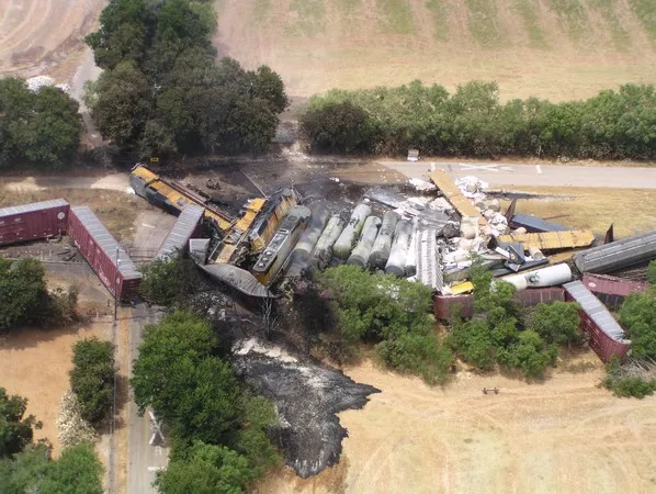 Freight Train Derailment in Manor Closed Key Roads; No Injuries Reported as Crews Cleared Gravel Spill